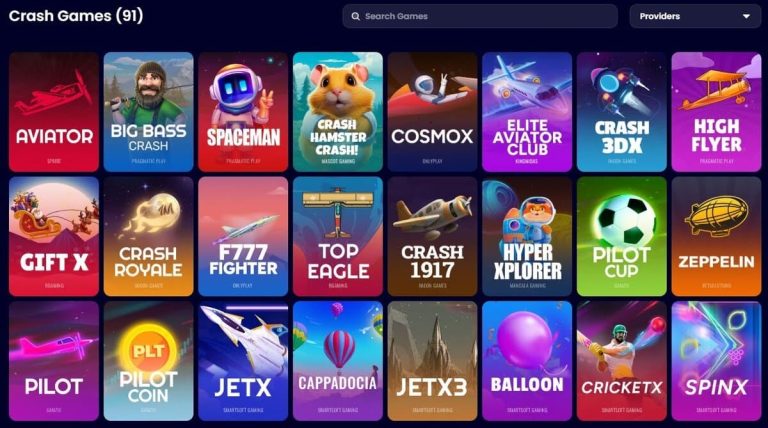 Lucky Whale Casino crash games